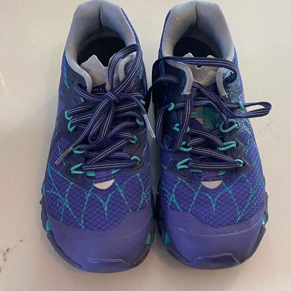 Merrell Purple and Teal Trail Shoes